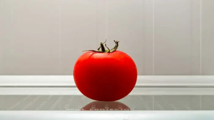 tomatoes stored in the refrigerator