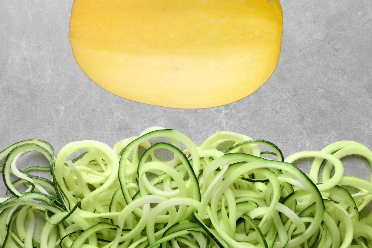 green spaghetti squash