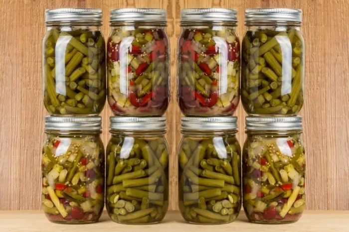Canned Green Beans - Canner Cooling